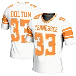 Ben Bolton Game White Men's Tennessee Volunteers Replica 2nd Football Jersey