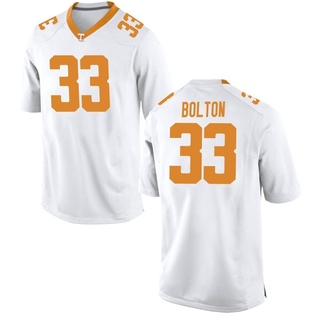 Ben Bolton Replica White Men's Tennessee Volunteers Jersey