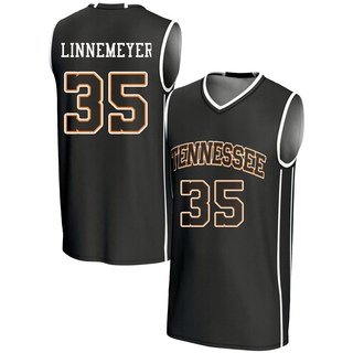 Ben Linnemeyer Game Black Men's Tennessee Volunteers Replica Lightweight Basketball Jersey