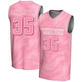 Ben Linnemeyer Game Pink Youth Tennessee Volunteers Replica Lightweight Fashion Basketball Jersey