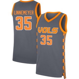 Ben Linnemeyer Replica Gray Men's Tennessee Volunteers Basketball Jersey