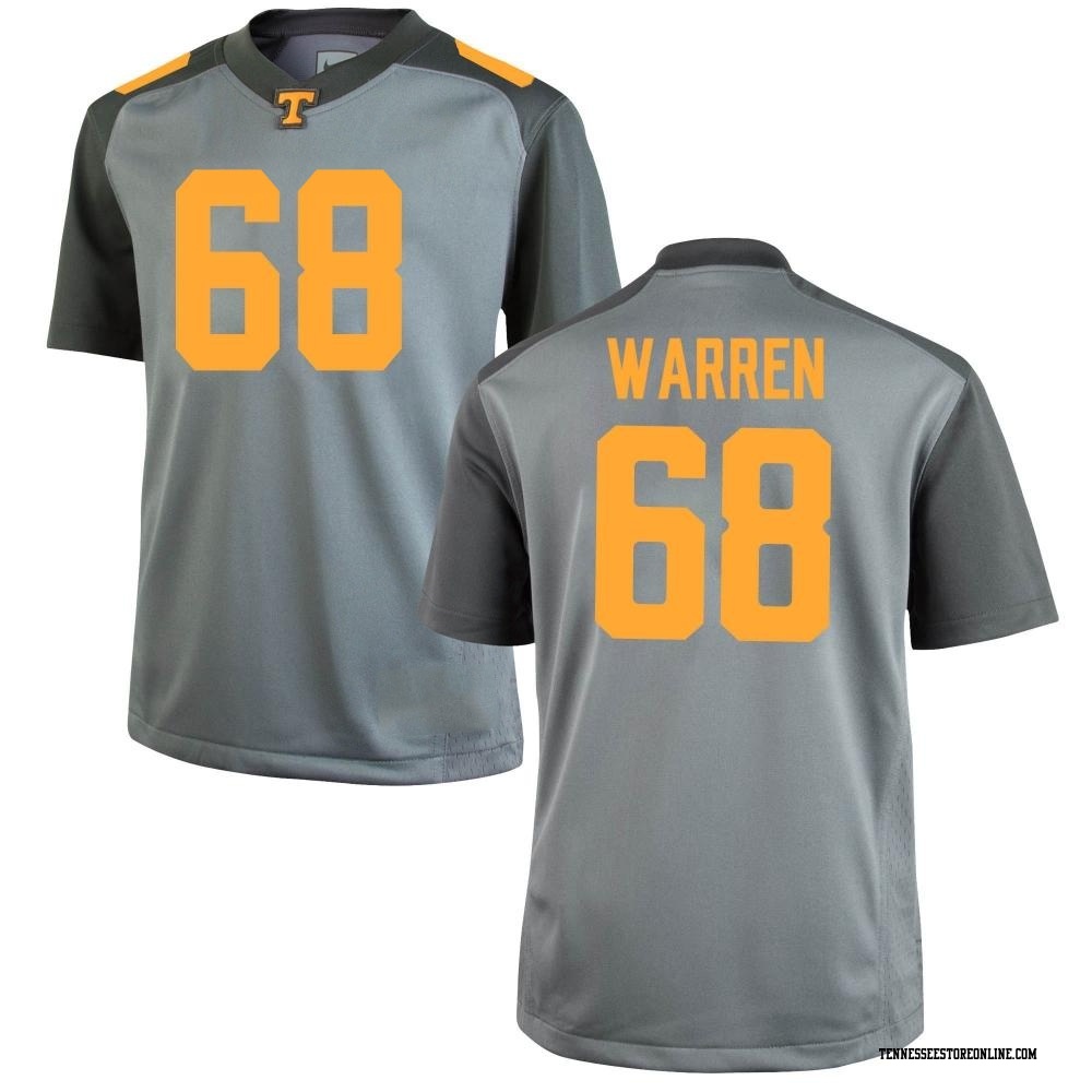 Bennett Warren Game Gray Youth Tennessee Volunteers Jersey