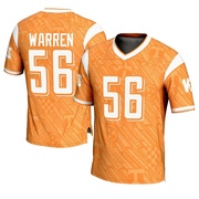 Bennett Warren Game Orange Men's Tennessee Volunteers Replica Highlight Print Football Jersey