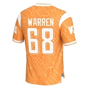 Bennett Warren Game Orange Men's Tennessee Volunteers Replica Highlight Print Football Jersey