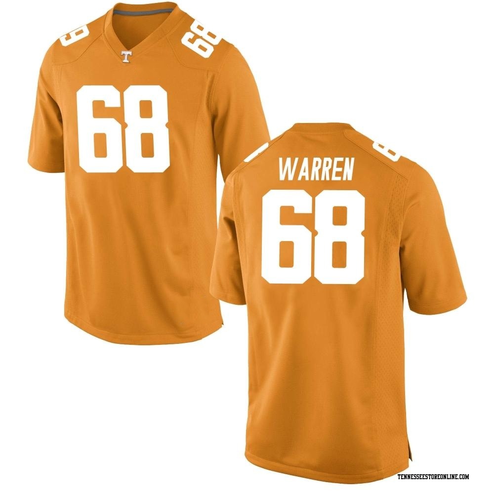 Bennett Warren Game Orange Youth Tennessee Volunteers Jersey