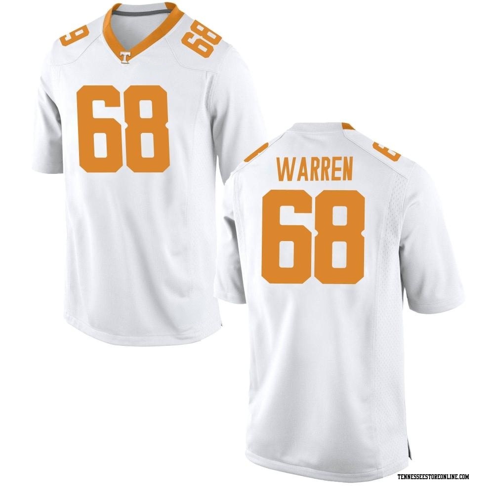 Bennett Warren Game White Youth Tennessee Volunteers Jersey