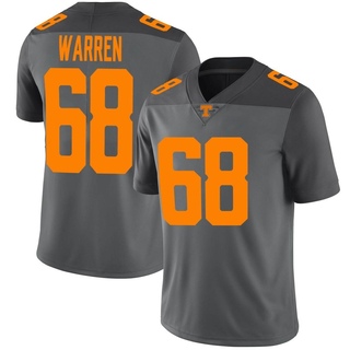 Bennett Warren Limited Gray Men's Tennessee Volunteers Football Jersey