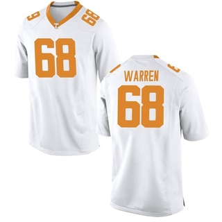 Bennett Warren Replica White Men's Tennessee Volunteers Jersey