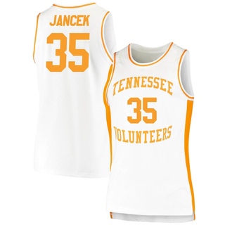 Brock Jancek Replica White Women's Tennessee Volunteers Retro Basketball Jersey