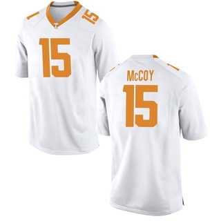 Bru McCoy Game White Youth Tennessee Volunteers Jersey