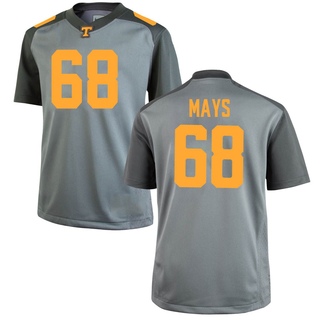 Cade Mays Game Gray Youth Tennessee Volunteers Jersey