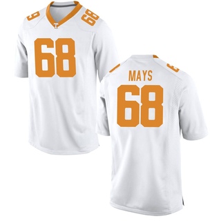 Cade Mays Game White Men's Tennessee Volunteers Jersey