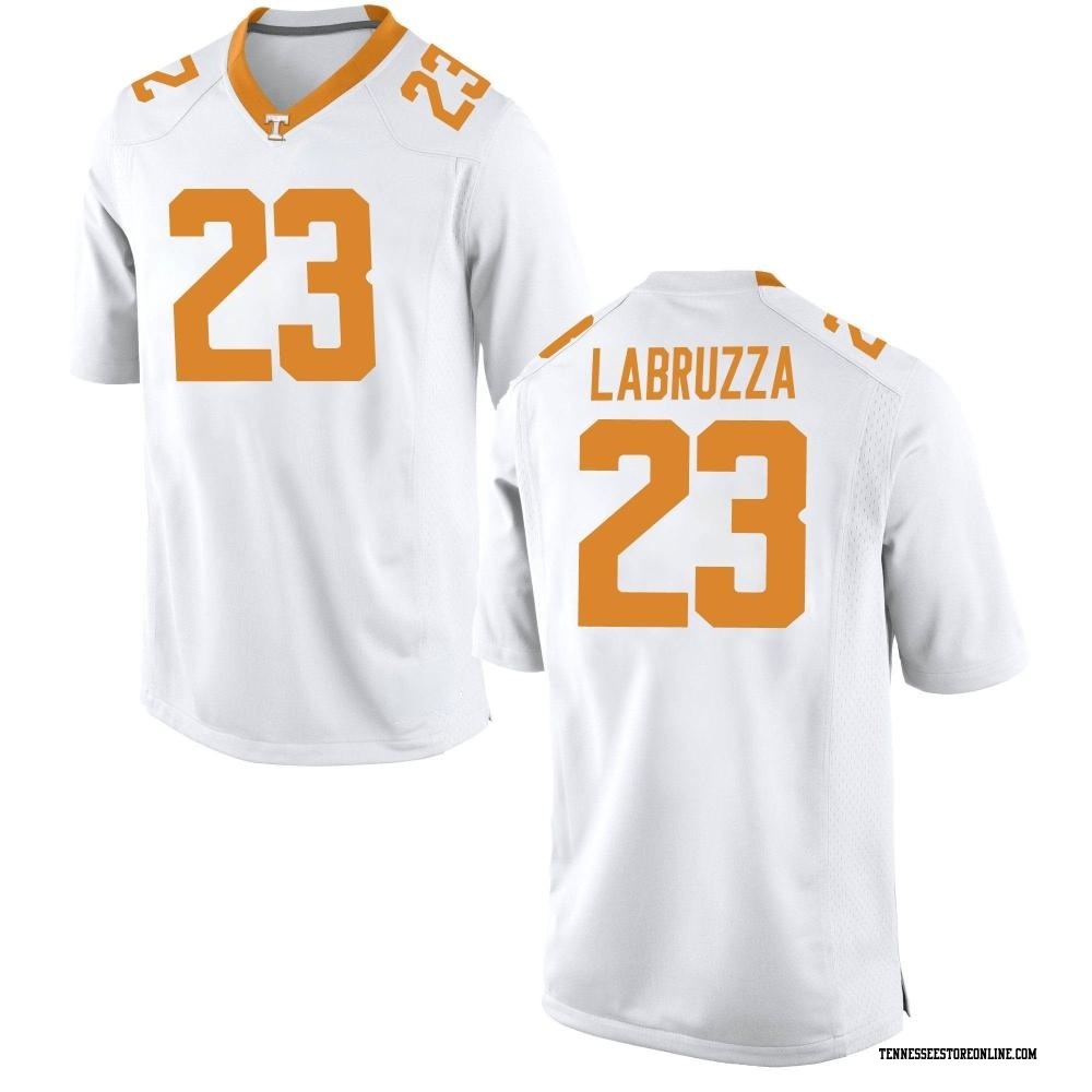 Cheyenne Labruzza Game White Men's Tennessee Volunteers Jersey