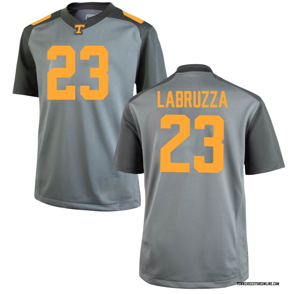 Cheyenne Labruzza Replica Gray Men's Tennessee Volunteers Jersey