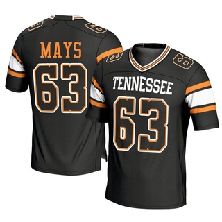 Cooper Mays Game Black Men's Tennessee Volunteers Replica Football Jersey