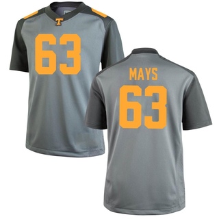Cooper Mays Replica Gray Men's Tennessee Volunteers Jersey