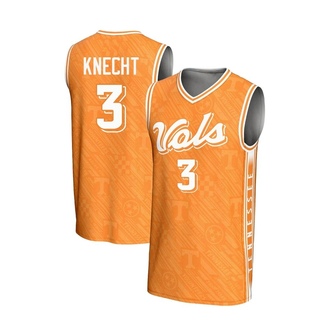 Dalton Knecht Game Orange Youth Tennessee Volunteers Replica Lightweight Highlight Print Basketball Jersey