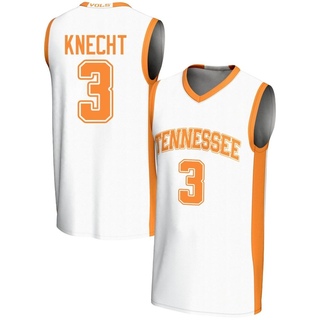 Dalton Knecht Game White Youth Tennessee Volunteers Replica Basketball Jersey