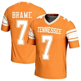 Dasaahn Brame Game Orange Youth Tennessee Volunteers Replica Football Jersey