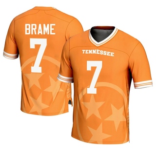 Dasaahn Brame Game Orange Youth Tennessee Volunteers Replica Icon Print Football Jersey