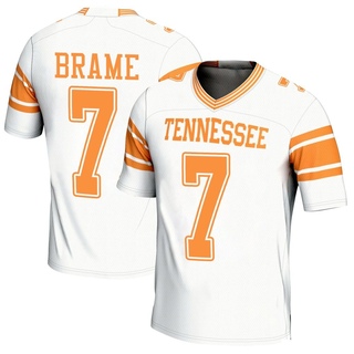 Dasaahn Brame Game White Men's Tennessee Volunteers Replica 2nd Football Jersey