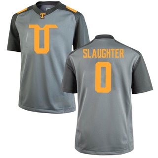 Doneiko Slaughter Game Gray Youth Tennessee Volunteers Jersey