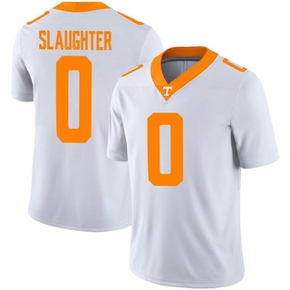 Doneiko Slaughter Game White Men's Tennessee Volunteers Football Jersey