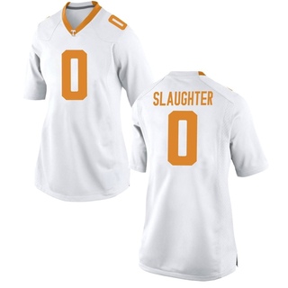 Doneiko Slaughter Game White Women's Tennessee Volunteers Jersey