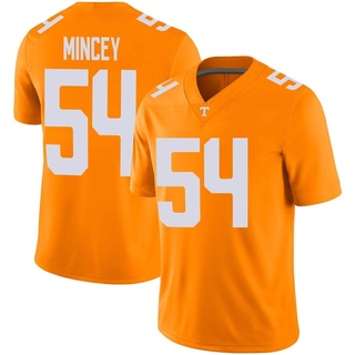 Gerald Mincey Game Orange Men's Tennessee Volunteers Football Jersey
