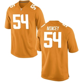 Gerald Mincey Game Orange Youth Tennessee Volunteers Jersey
