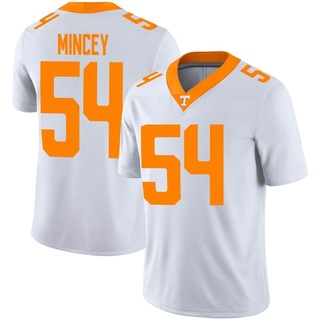 Gerald Mincey Game White Men's Tennessee Volunteers Football Jersey