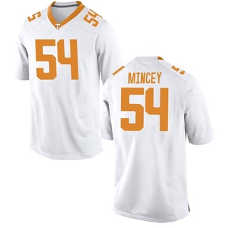 Gerald Mincey Game White Men's Tennessee Volunteers Jersey