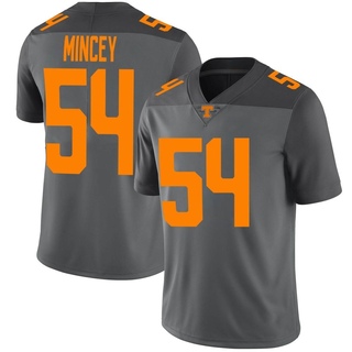 Gerald Mincey Limited Gray Youth Tennessee Volunteers Football Jersey