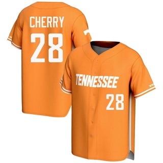 Grant Cherry Game Orange Men's Tennessee Volunteers Replica Lightweight Baseball Jersey