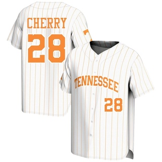 Grant Cherry Game White Men's Tennessee Volunteers Replica Lightweight Baseball Jersey