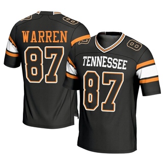 Jacob Warren Game Black Youth Tennessee Volunteers Replica Football Jersey