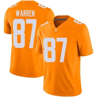 Jacob Warren Game Orange Men's Tennessee Volunteers Football Jersey