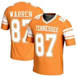 Jacob Warren Game Orange Men's Tennessee Volunteers Replica Football Jersey