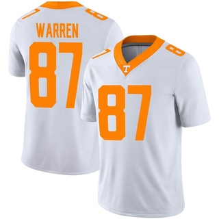 Jacob Warren Game White Youth Tennessee Volunteers Football Jersey