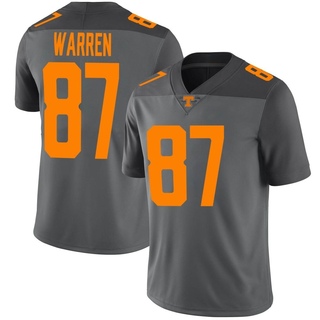Jacob Warren Limited Gray Youth Tennessee Volunteers Football Jersey