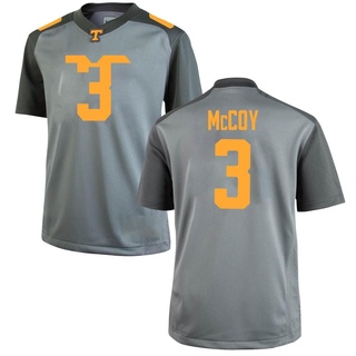 Jermod McCoy Replica Gray Men's Tennessee Volunteers Jersey