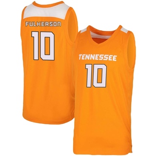 John Fulkerson Replica Orange Men's Tennessee Volunteers Basketball Jersey