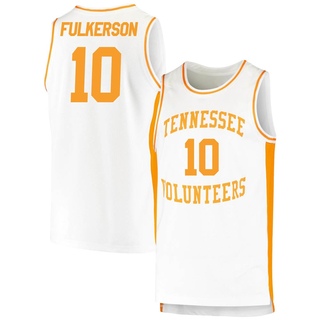 John Fulkerson Replica White Youth Tennessee Volunteers Retro Basketball Jersey