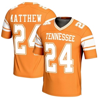 Jordan Matthews Game Orange Youth Tennessee Volunteers Replica Football Jersey