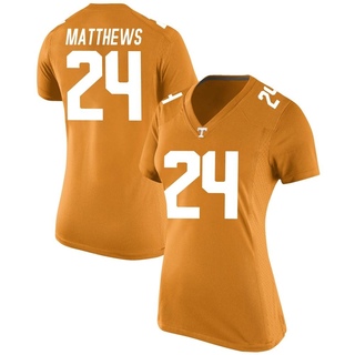Jordan Matthews Replica Orange Women's Tennessee Volunteers Jersey