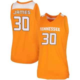 Josiah-Jordan James Replica Orange Women's Tennessee Volunteers Basketball Jersey