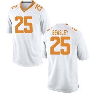 Kaleb Beasley Replica White Men's Tennessee Volunteers Jersey