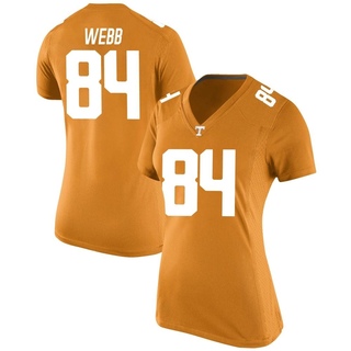 Kaleb Webb Game Orange Women's Tennessee Volunteers Jersey
