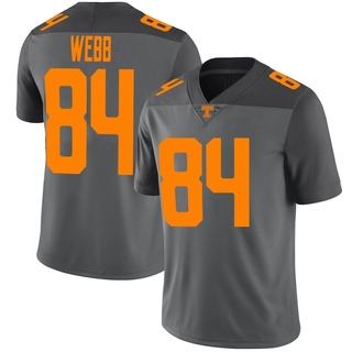 Kaleb Webb Limited Gray Youth Tennessee Volunteers Football Jersey