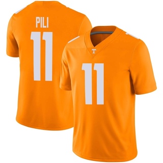Keenan Pili Game Orange Men's Tennessee Volunteers Football Jersey